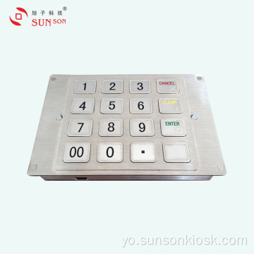 Pinpad ti paroko DES fọwọsi fun Kiosk Isanwo Isanwo